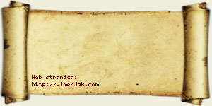 Joakim Burgić vizit kartica